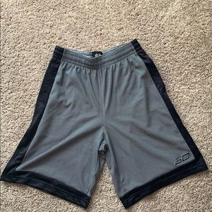 Under Armour Steph Curry basketball shorts.